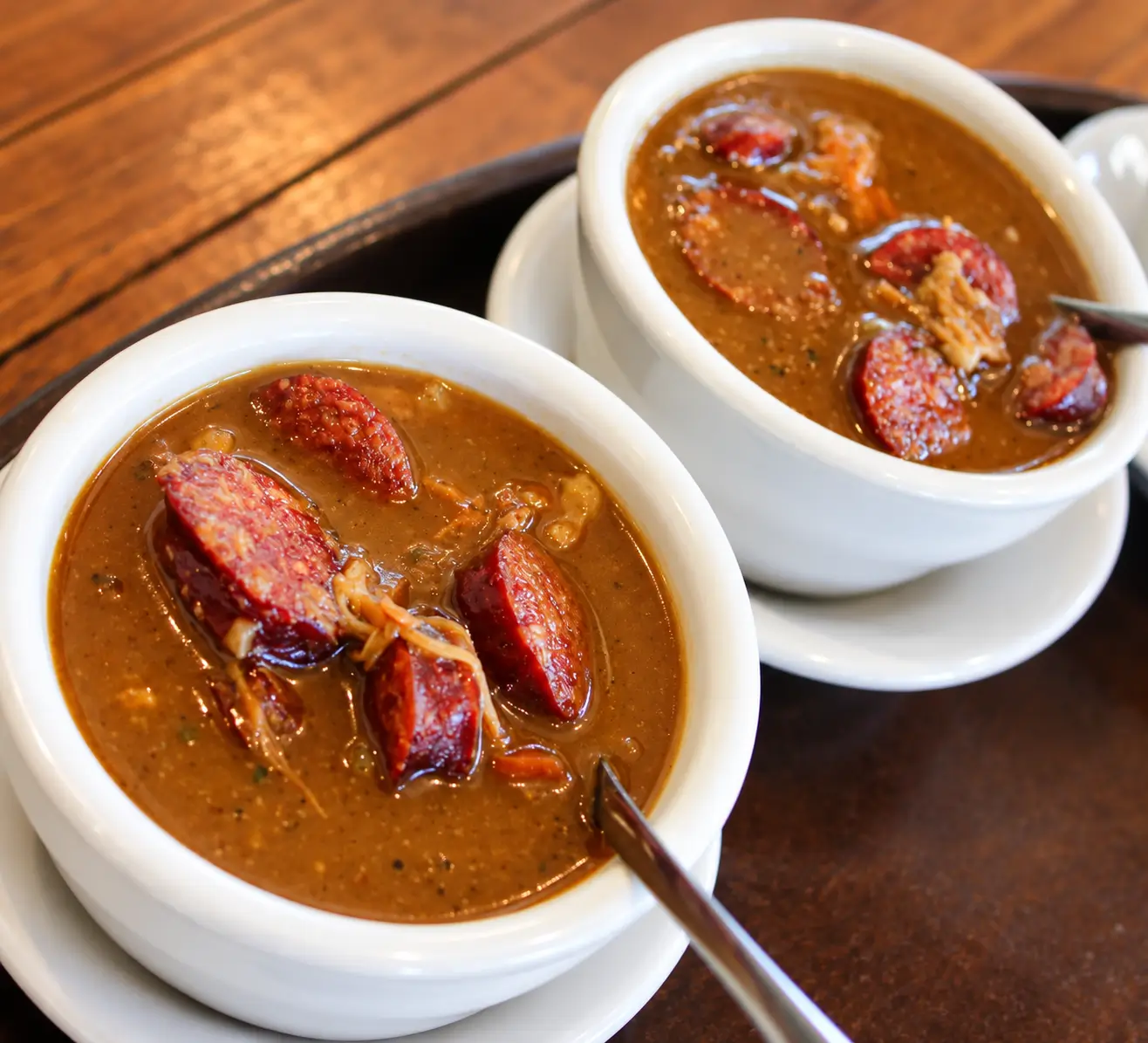 Hearty Sausage Gumbo Jule Bowls