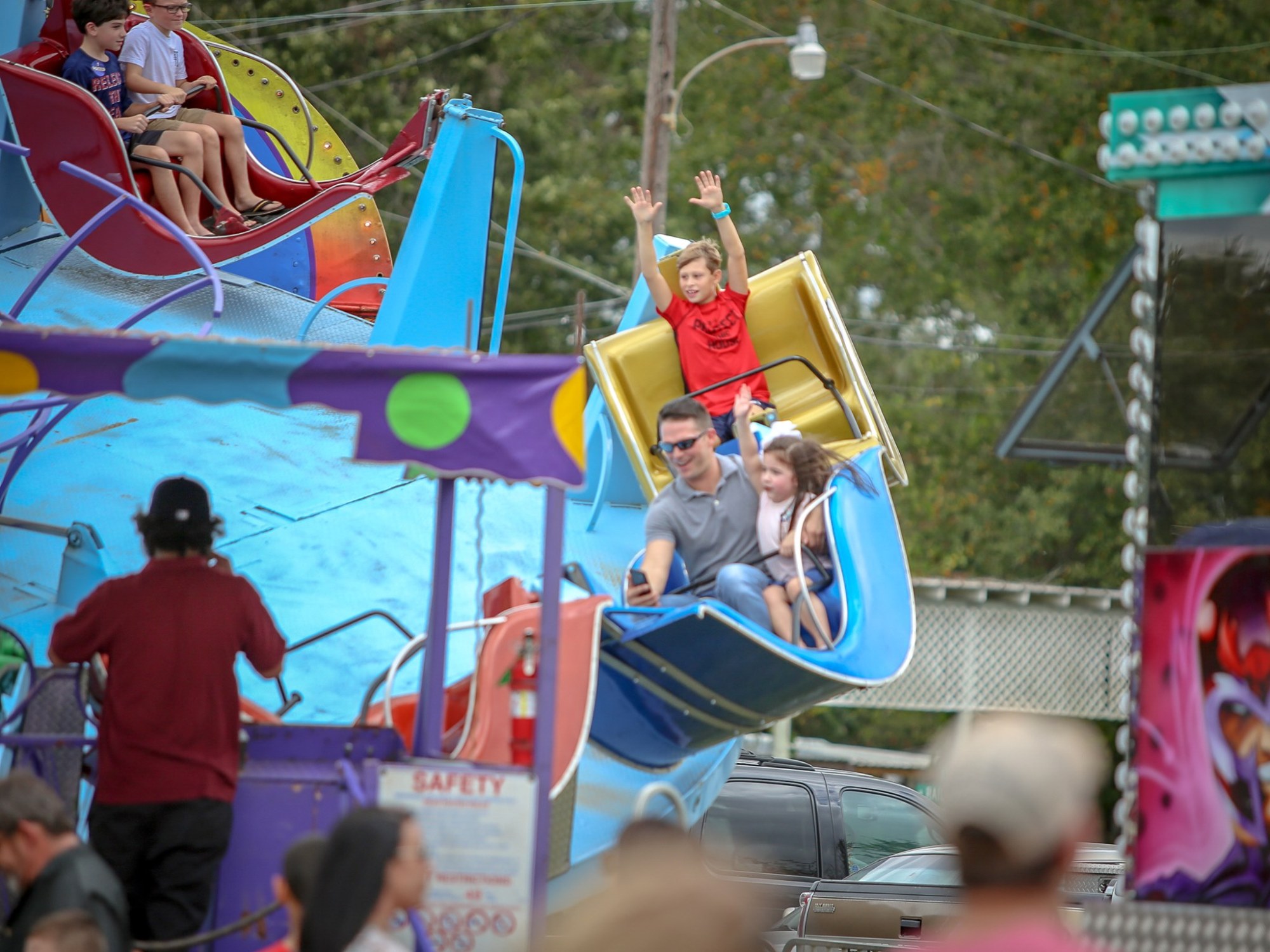 Broussard Community Fair carnival rides community fair