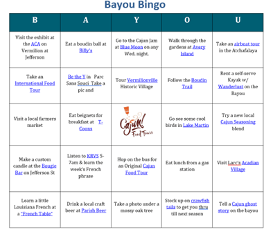 bayou bingo staycation Bayou Bingo Staycation fun in Lafayette Louisiana