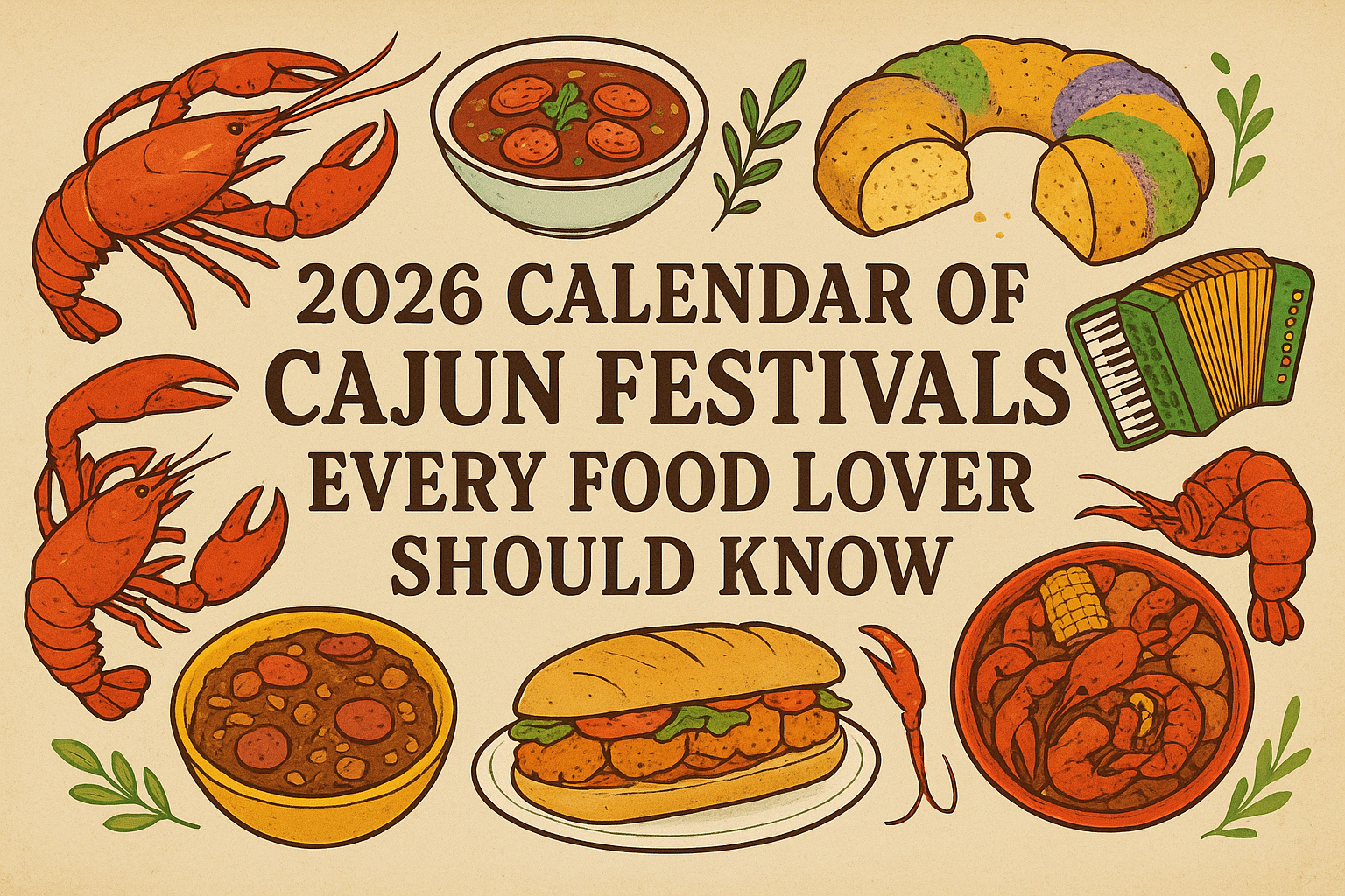 2026 Cajun Festivals Calendar For Food Lovers Travelers Cajun Festivals